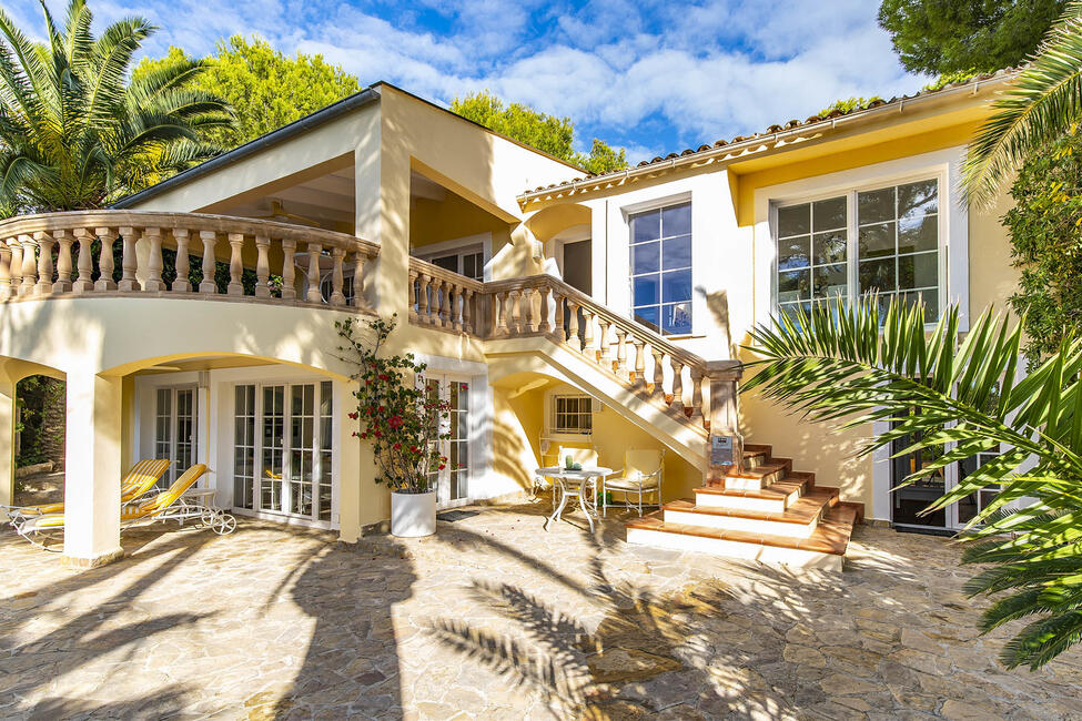 Charmante mediterrane Villa mit Pool und Meerblick in Costa de la Calma