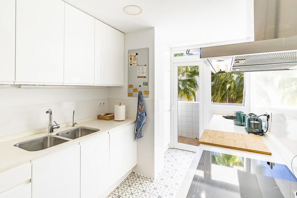 Modernes und komplett möbliertes Apartment an der La Rambla in Palma