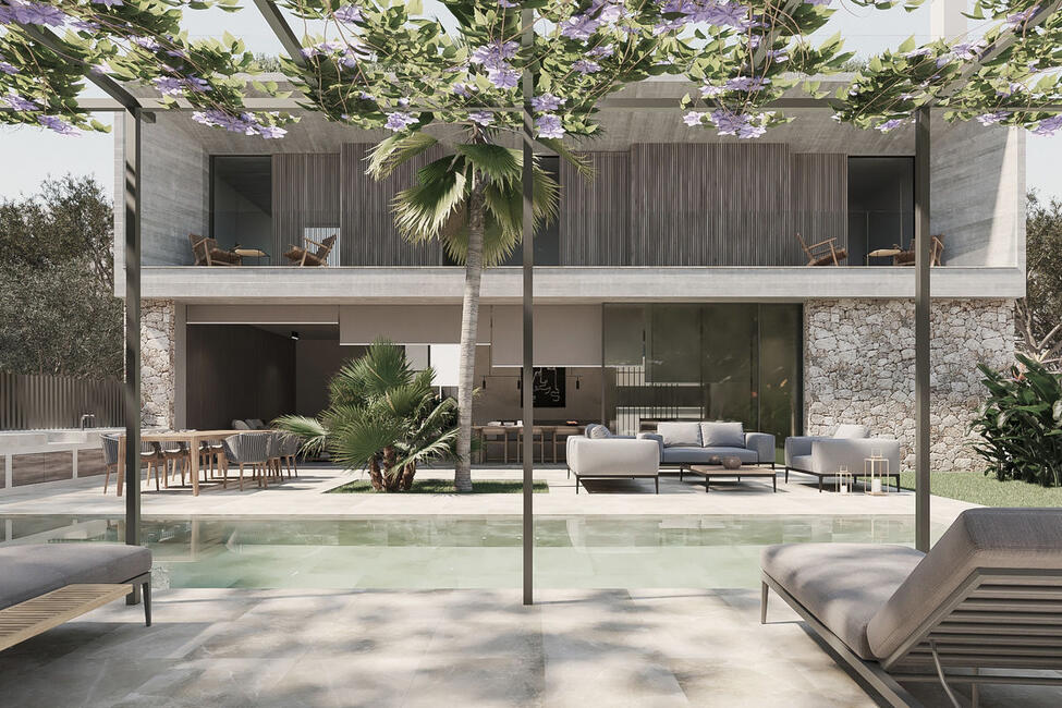 Einzigartige Neubau-Villa mit Pool in Palma