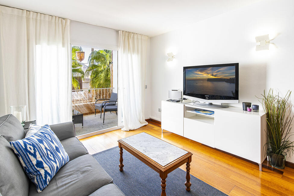 Modernes und komplett möbliertes Apartment an der La Rambla in Palma