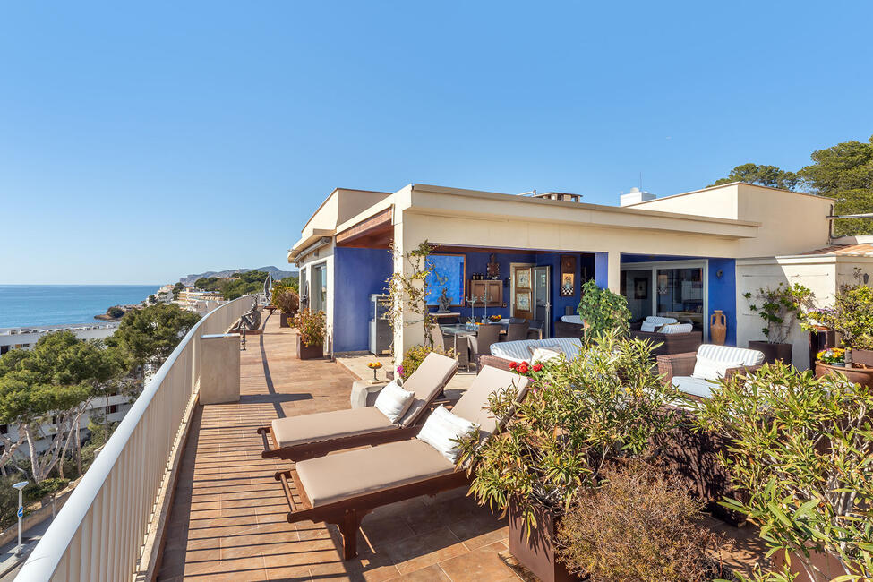 Beeindruckendes Penthouse mit Meerblick in Santa Ponsa