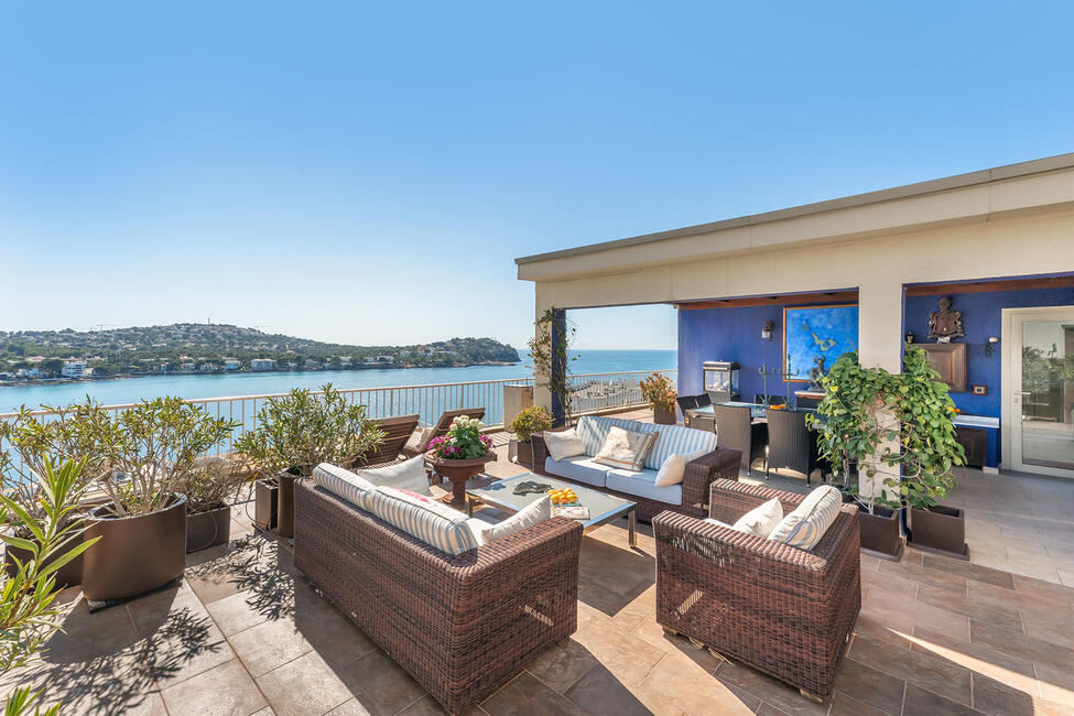 Beeindruckendes Penthouse mit Meerblick in Santa Ponsa