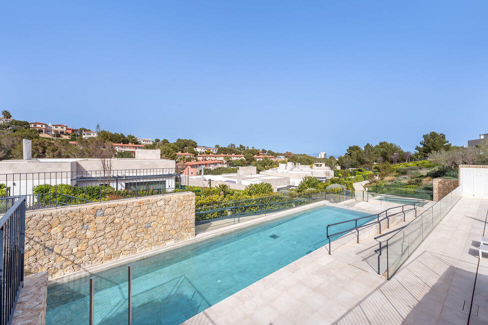 Spektakuläres und stilvolles Haus mit Meerblick in Cala Vinyas