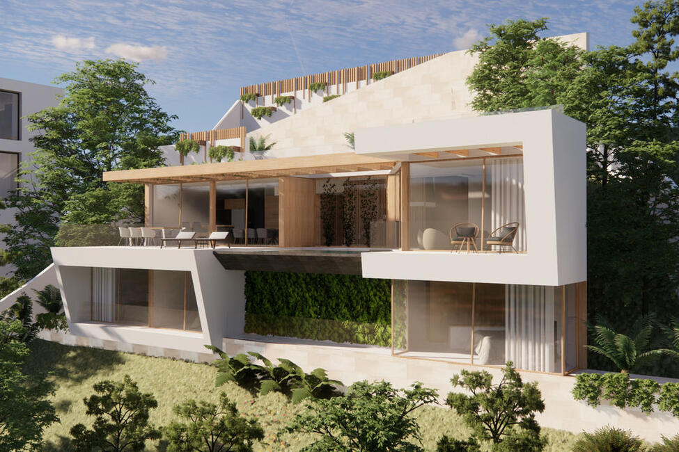 Schlüsselfertige Luxusvilla mit Meerblick in Costa de la Calma