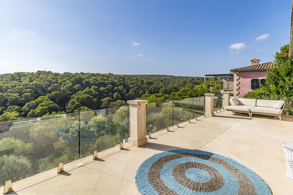 Wunderschöne Villa mit Meerblick und Fahrstuhl in Sol de Mallorca