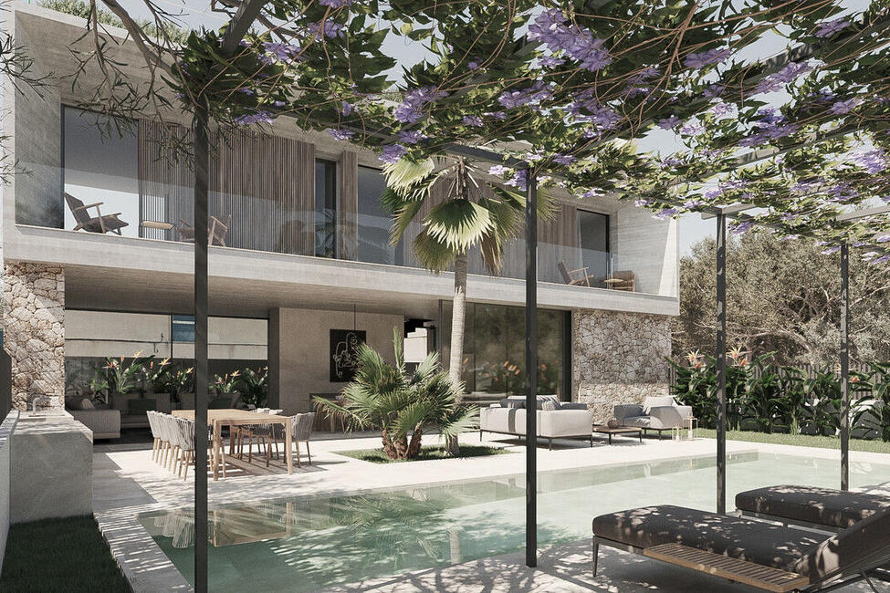 Einzigartige Neubau-Villa mit Pool in Palma