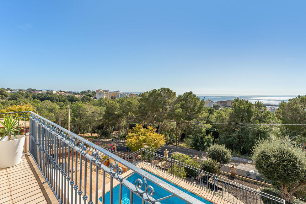 Mediterrane Villa mit Meer blick und Pool in Costa d’en Blanes