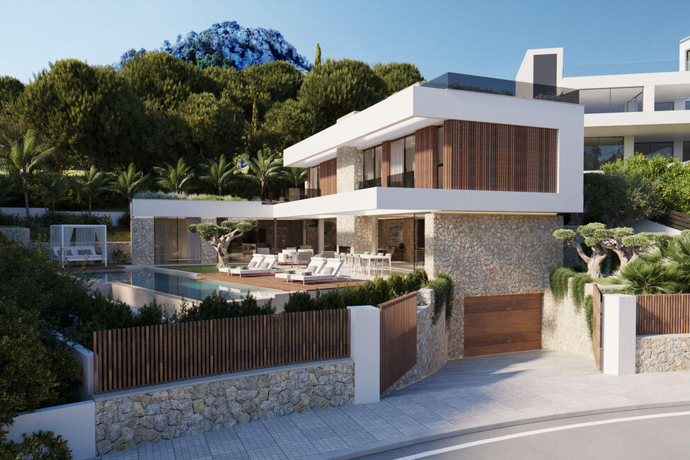 Exklusive Neubau-Villa mit traumhaftem Poolbereich in Puerto Andratx